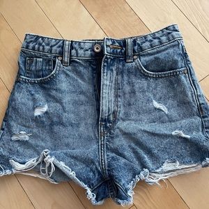 blue denim Zara jean shorts size 2